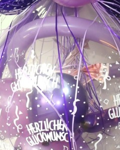 Geldgeschenk im Luftballon