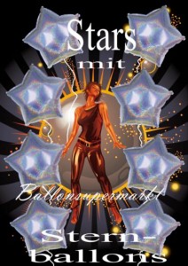 Stars feiern mit Sternballons