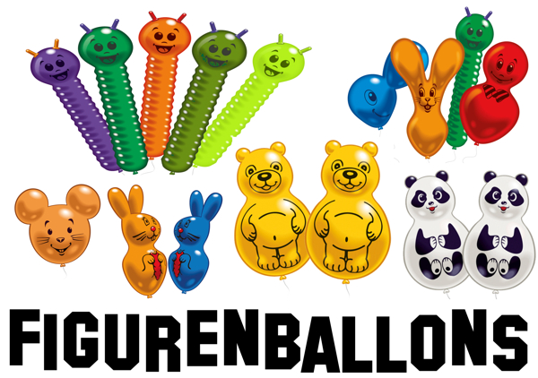 Figurenballons-Luftballons-Figuren