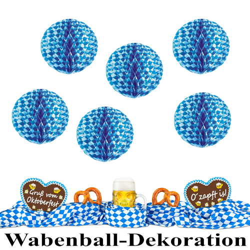 Wabenball Dekoration Oktoberfest